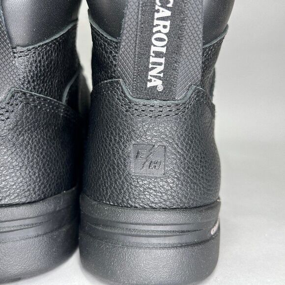 Carolina Circuit 6” Boots Men's 9 Black Leather Composite Toe Waterproof Work - Picture 7 of 13